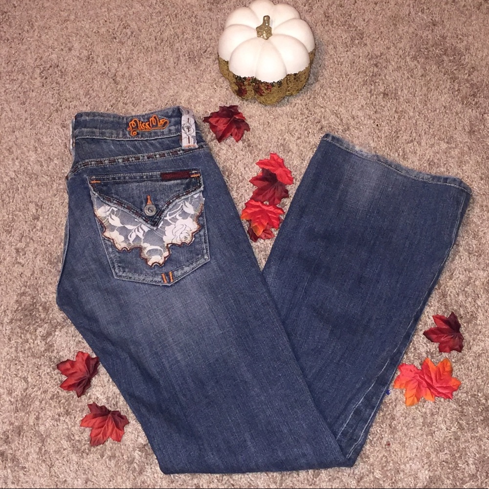 Miss Me jeans with lace detail
